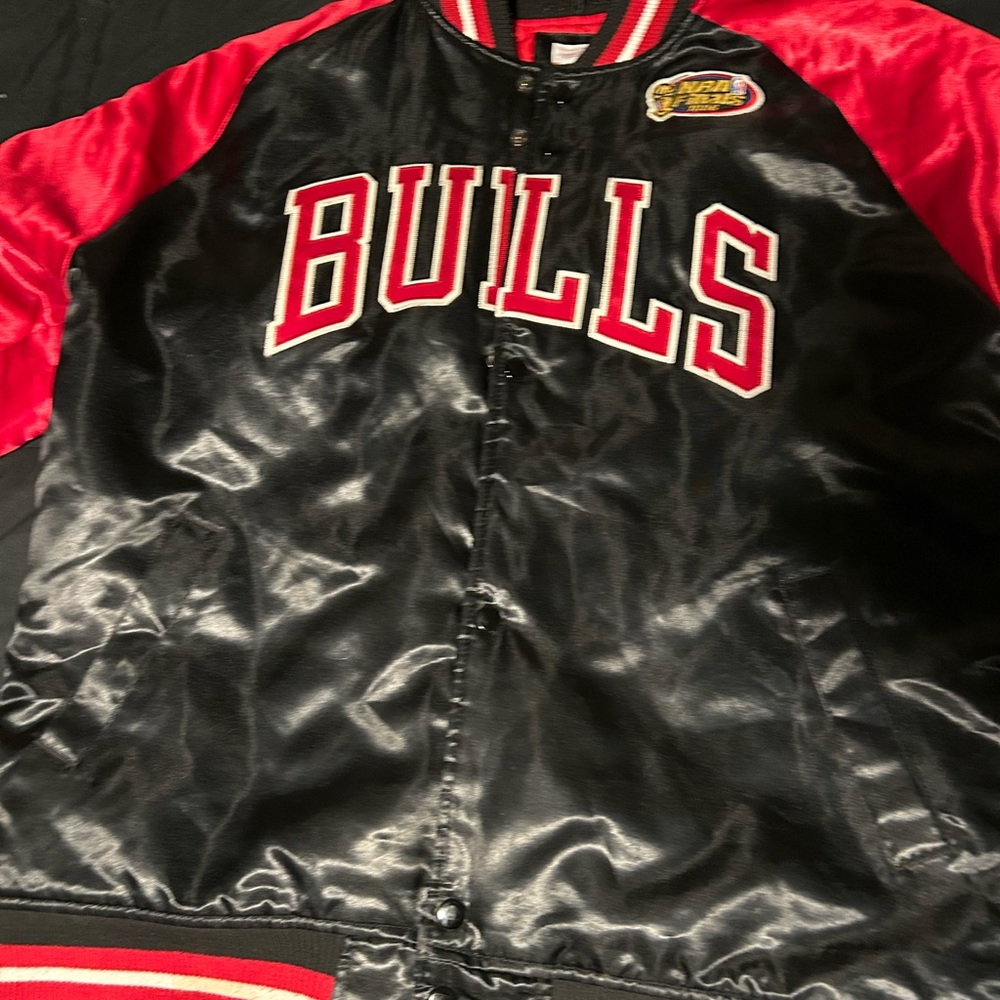Mitchell & Ness Red Quilted Jacket
